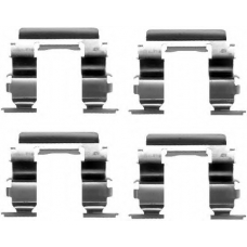 8DZ 355 202-501 HELLA PAGID Комплектующие, колодки дискового тормоза