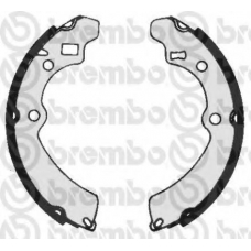 S 79 512 BREMBO Комплект тормозных колодок