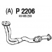 P2206 FENNO Труба выхлопного газа