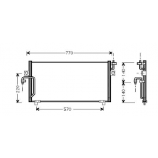 DN5193 AVA Конденсатор, кондиционер
