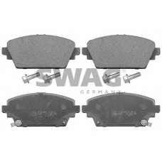 22 11 6204 SWAG Комплект тормозных колодок, дисковый тормоз