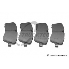 02.35.108 TRUCKTEC AUTOMOTIVE Комплект тормозных колодок, дисковый тормоз