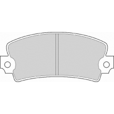 FD6163A NECTO Комплект тормозных колодок, дисковый тормоз
