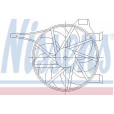 85596 NISSENS Вентилятор, охлаждение двигателя