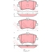 GDB1514 TRW Комплект тормозных колодок, дисковый тормоз