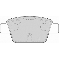 FD6919A NECTO Комплект тормозных колодок, дисковый тормоз