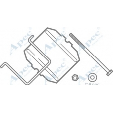 KIT276 APEC Комплектующие, тормозные колодки