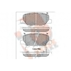 RB2118 R BRAKE Комплект тормозных колодок, дисковый тормоз