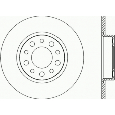 BDR2248.10 OPEN PARTS Тормозной диск