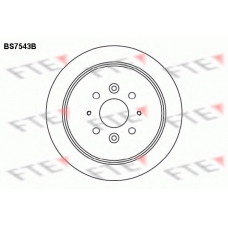 BS7543B FTE Тормозной диск