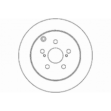 MDC1629 MINTEX Тормозной диск