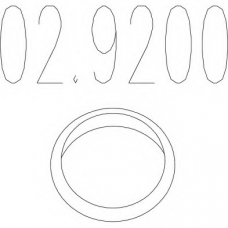 02.9200 MTS Уплотнительное кольцо, труба выхлопного газа