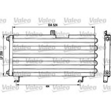 816634 VALEO Конденсатор, кондиционер
