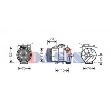 851676N AKS DASIS Компрессор, кондиционер