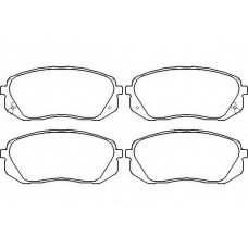 MDB2865 MINTEX Комплект тормозных колодок, дисковый тормоз