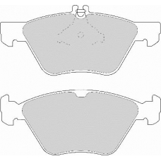 FD6757A NECTO Комплект тормозных колодок, дисковый тормоз