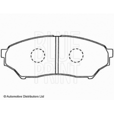 ADC44254 BLUE PRINT Комплект тормозных колодок, дисковый тормоз
