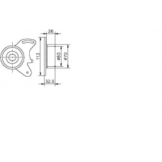 TKR 9051 TIMKEN Натяжной ролик, ремень грм