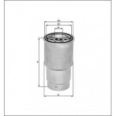 KC 100 MAHLE Фильтр топливный
