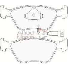 ADB1466 COMLINE Комплект тормозных колодок, дисковый тормоз