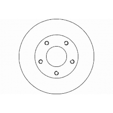 MDC1893 MINTEX Тормозной диск