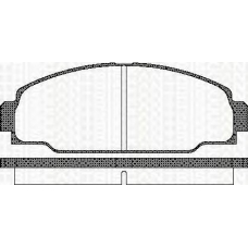 8110 13981 TRISCAN Комплект тормозных колодок, дисковый тормоз