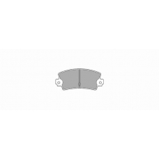 160 SIMER Комплект тормозных колодок, дисковый тормоз