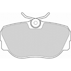 FD6376N NECTO Комплект тормозных колодок, дисковый тормоз