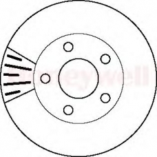 562160B BENDIX Тормозной диск