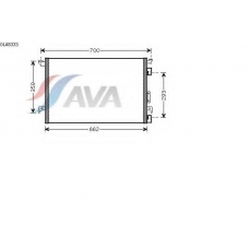 OLA5333 AVA Конденсатор, кондиционер
