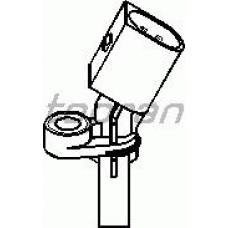 110 607 TOPRAN Датчик, частота вращения колеса