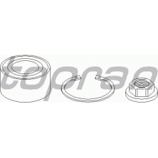 302 145 TOPRAN Комплект подшипника ступицы колеса