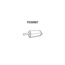 FD30567 VENEPORTE Глушитель выхлопных газов конечный