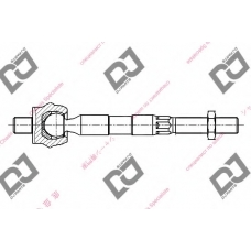 DR1022 DJ PARTS Осевой шарнир, рулевая тяга