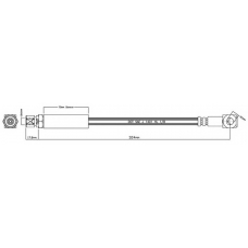VBH751 MOTAQUIP Тормозной шланг