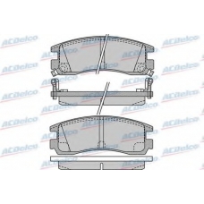 AC801083D AC Delco Комплект тормозных колодок, дисковый тормоз
