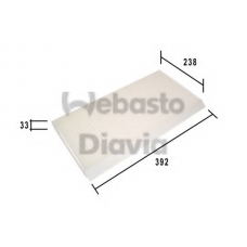 82D0325186A WEBASTO Фильтр, воздух во внутренном пространстве