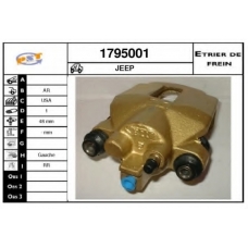1795001 SNRA Тормозной суппорт
