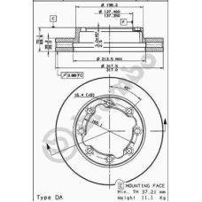 09.7699.10 BREMBO Тормозной диск