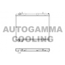 103571 AUTOGAMMA Радиатор, охлаждение двигателя