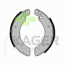 34-0003 KAGER Комплект тормозных колодок