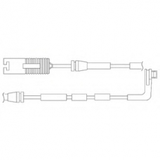 LZ0192 DELPHI Контрольный контакт, контроль слоя тормозных колод