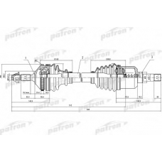 PDS0389 PATRON Приводной вал