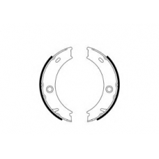 VBS674 MOTAQUIP Комплект тормозных колодок, стояночная тормозная с