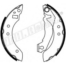 1040.111 fri.tech. Комплект тормозных колодок