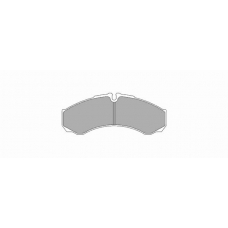 709.1 SIMER Комплект тормозных колодок, дисковый тормоз