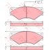 GDB5063 TRW Комплект тормозных колодок, дисковый тормоз