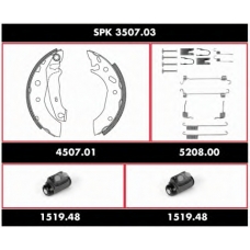 SPK 3507.03 WOKING Комплект тормозов, барабанный тормозной механизм