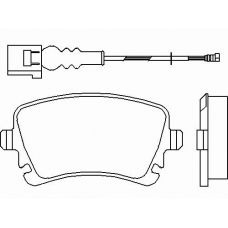 MDB2638 MINTEX Комплект тормозных колодок, дисковый тормоз