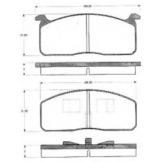 BLF284 QUINTON HAZELL Комплект тормозных колодок, дисковый тормоз